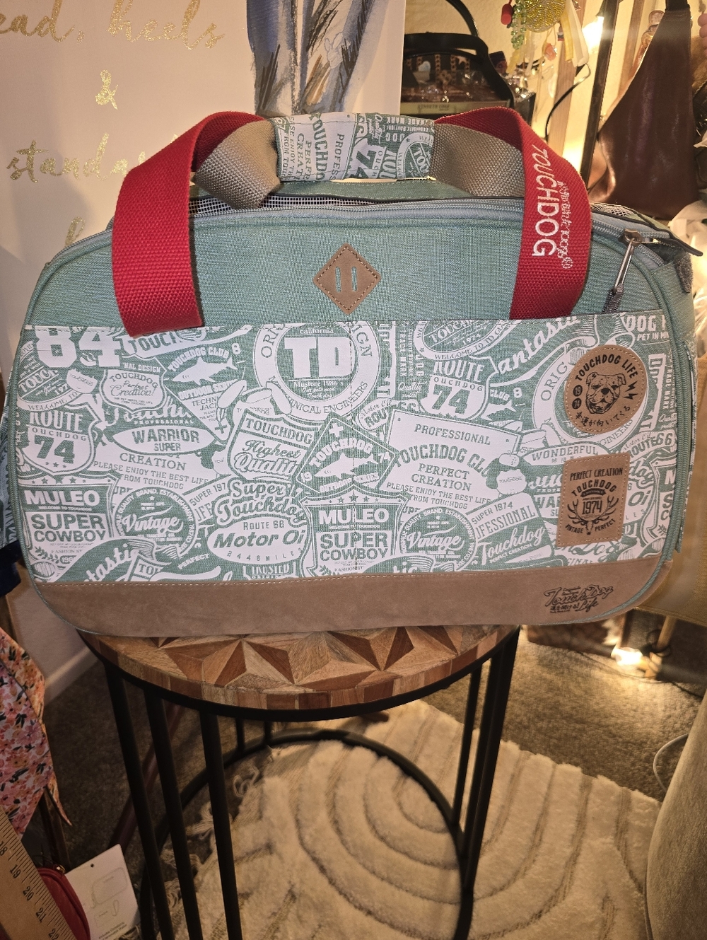 Touchdog Around The Globe Passport Designer Pet Carrier